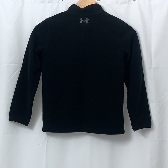Boys Under Armour Black Fleece 1/4 Zip Pull Over Size 7 EUC - Picture 6 of 8